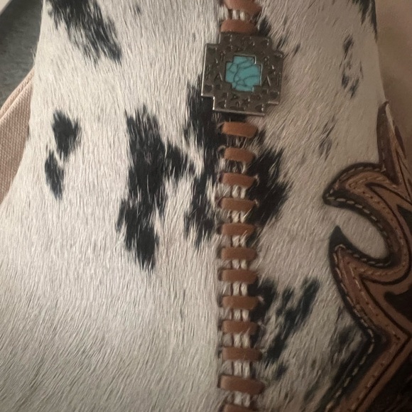 Myra Cow Print Ankle Cowboy Boots Size 9 🤠 Western Country Rodeo Fashion NFR - Picture 13 of 15